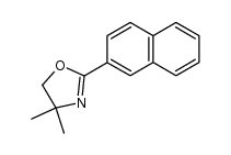 4,4-dimethyl-2-(2-naphthyl)-4,5-dihydro-oxazole结构式