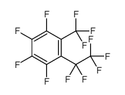 1,2,3,4-tetrafluoro-5-(1,1,2,2,2-pentafluoroethyl)-6-(trifluoromethyl)benzene Structure