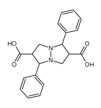 1,5-diphenyl-tetrahydro-pyrazolo[1,2-a]pyrazole-2,6-dicarboxylic acid Structure