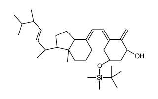 (1S,3E,5R)-3-[(2E)-2-[(1R,3aS,7aR)-1-[(E,2R,5R)-5,6-dimethylhept-3-en-2-yl]-7a-methyl-2,3,3a,5,6,7-hexahydro-1H-inden-4-ylidene]ethylidene]-5-[tert-butyl(dimethyl)silyl]oxy-2-methylidenecyclohexan-1-ol Structure