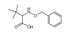 α-N-benzyloxyamino-β,β-dimethylbutyric acid Structure