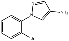 1-(2-bromophenyl)-1H-pyrazol-4-amine Structure