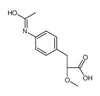 (2R)-3-(4-acetamidophenyl)-2-methoxypropanoic acid Structure