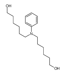 6-[N-(6-hydroxyhexyl)anilino]hexan-1-ol结构式