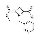 trans-Dimethyl 1-benzylazetidine-2,4-dicarboxylate Structure