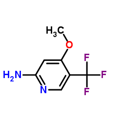 4-甲氧基-5-(三氟甲基)吡啶-2-胺结构式