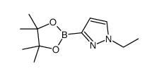 1-Ethyl-3-(4,4,5,5-tetramethyl-[1,3,2]dioxaborolan-2-yl)-1H-pyrazole structure