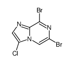 6,8-dibromo-3-chloroimidazo[1,2-a]pyrazine Structure