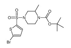 4-(5-溴-噻吩-2-磺酰基)-2-甲基-哌嗪-1-羧酸叔丁基酯图片