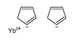 cyclopenta-1,3-diene,ytterbium(2+) Structure