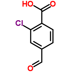 2-Chloro-4-formylbenzoic acid structure