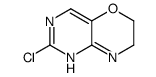 2-chloro-7,8-dihydro-6H-pyrimido[5,4-b][1,4]oxazine结构式