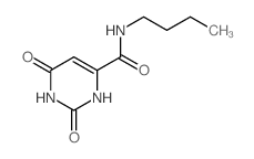 4-Pyrimidinecarboxamide,N-butyl-1,2,3,6-tetrahydro-2,6-dioxo-结构式