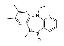 11-ethyl-6,8,9-trimethylpyrido[3,2-c][1,5]benzodiazepin-5-one Structure