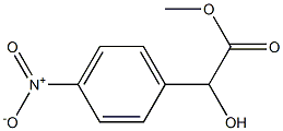 2-羟基-2-(4-硝基苯基)乙酸甲酯结构式