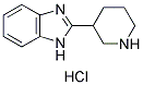 2-(PIPERIDIN-3-YL)-1H-BENZO[D]IMIDAZOLE HYDROCHLORIDE结构式