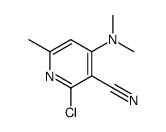 2-chloro-4-(dimethylamino)-6-methylpyridine-3-carbonitrile Structure