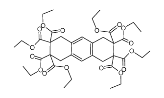 1,2,3,4,5,6,7,8-Octahydro-2,2,3,3,6,6,7,7-octa(ethoxycarbonyl)-anthracen Structure