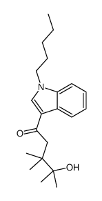 4-hydroxy-3,3,4-trimethyl-1-(1-pentylindol-3-yl)pentan-1-one Structure