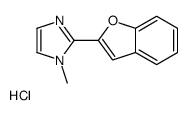 2-(1-benzofuran-2-yl)-1-methylimidazole,hydrochloride Structure