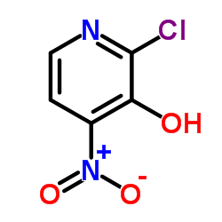 2-Chloro-4-nitro-3-pyridinol structure