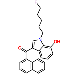 AM2201 7-hydroxyindole metabolite结构式