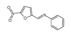 1-(5-nitrofuran-2-yl)-N-phenylmethanimine Structure