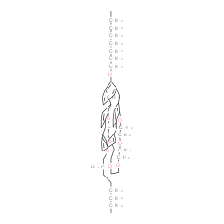 1,3-DIOCTYLOXYCALIX[4!ARENECROWN-6 structure