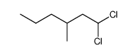 Hexane, 1,1-dichloro-3-methyl- structure