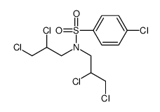 4-chloro-N,N-bis(2,3-dichloropropyl)benzenesulfonamide Structure