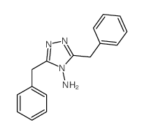 4-Amino-3,5-dibenzyl-1,2,4-triazole结构式