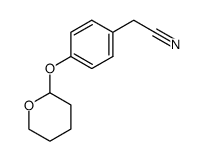 [4-(tetrahydro-2H-pyran-2-yloxy)phenyl]acetonitrile Structure