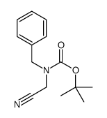 TERT-BUTYL BENZYLCYANOMETHYLCARBAMATE structure