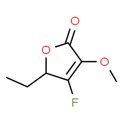 2(5H)-Furanone,5-ethyl-4-fluoro-3-methoxy-(9CI) Structure