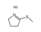 3,4-Dihydro-2(methylthio)-5H-pyrrolium hydroiodide Structure