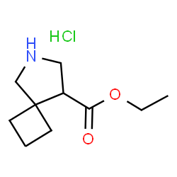 6-氮杂螺[3.4]辛烷-8-羧酸乙酯盐酸盐结构式