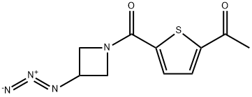 1-(5-(3-Azidoazetidine-1-carbonyl)thiophen-2-yl)ethan-1-one picture