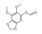 6,7-dimethoxybenzo[d][1,3]dioxol-5-yl formate结构式