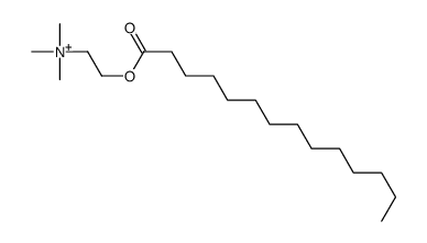 trimethyl(2-tetradecanoyloxyethyl)azanium结构式