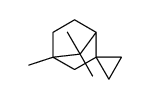 4,7,7-trimethylspiro[bicyclo[2.2.1]heptane-2,1'-cyclopropane] Structure