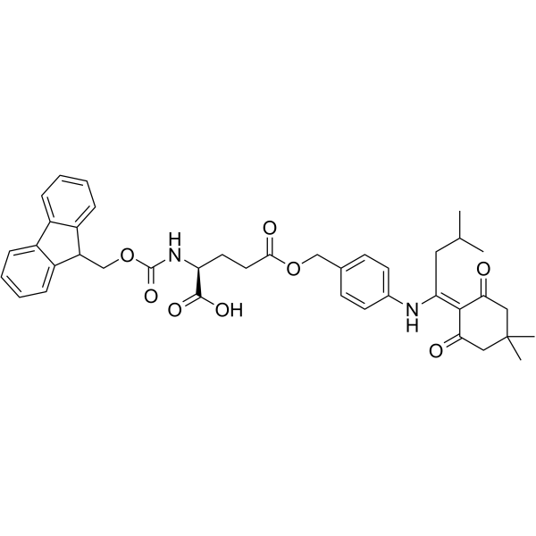 Fmoc-Glu(ODmab)-OH Structure