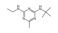 N-tert-butyl-N'-ethyl-6-methyl-[1,3,5]triazine-2,4-diamine Structure