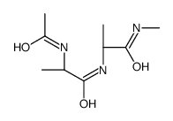 (2S)-2-acetamido-N-[(2S)-1-(methylamino)-1-oxopropan-2-yl]propanamide结构式