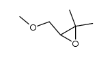 3-methoxymethyl-2,2-dimethyl-oxirane结构式