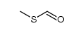 S-methyl thioformate Structure