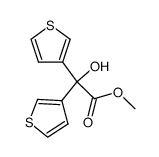 methyl hydroxy(di-3-thienyl)acetate结构式