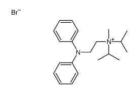 methyl-[2-(N-phenylanilino)ethyl]-di(propan-2-yl)azanium,bromide结构式