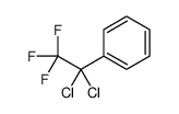 (1,1-dichloro-2,2,2-trifluoroethyl)benzene结构式