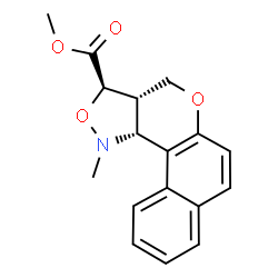 METHYL 1-METHYL-1,3A,4,11C-TETRAHYDRO-3H-BENZO[5,6]CHROMENO[4,3-C]ISOXAZOLE-3-CARBOXYLATE Structure