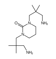 1,3-bis(3-amino-2,2-dimethylpropyl)tetrahydro-1H-pyrimidin-2-one structure